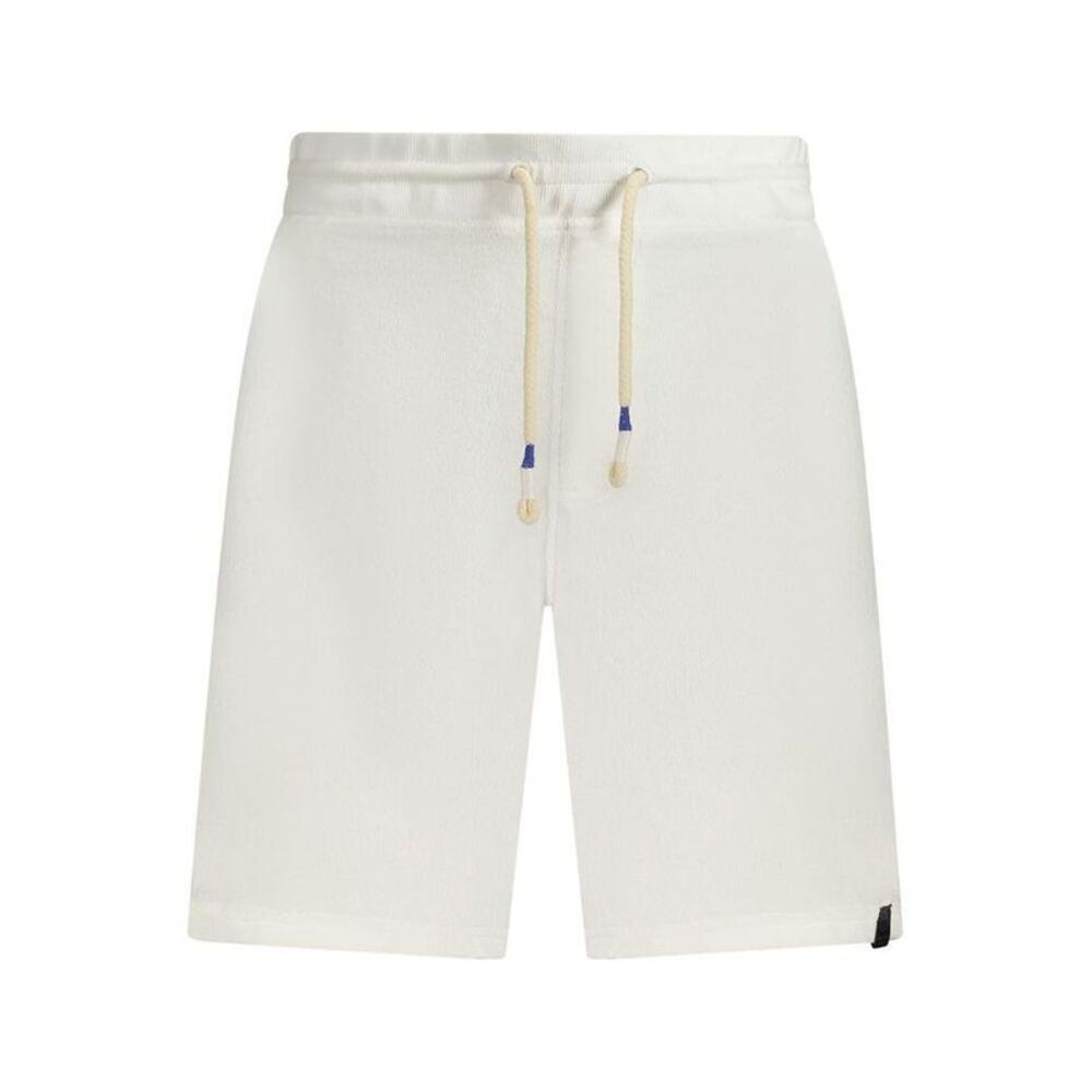 North Sails Knit Shorts Drawstring Waist Men White Bottoms